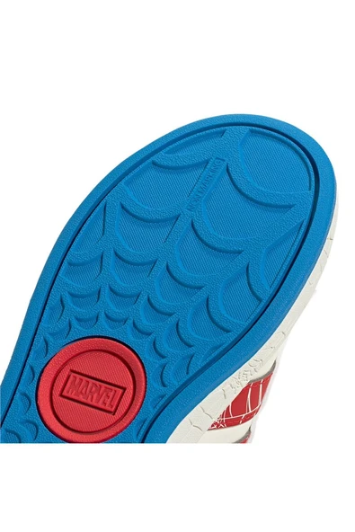 adidas Beyaz Unisex Çocuk   Yürüyüş Ayakkabısı GRAND COURT SPIDER-MAN EL K JS0778 - Resim 9