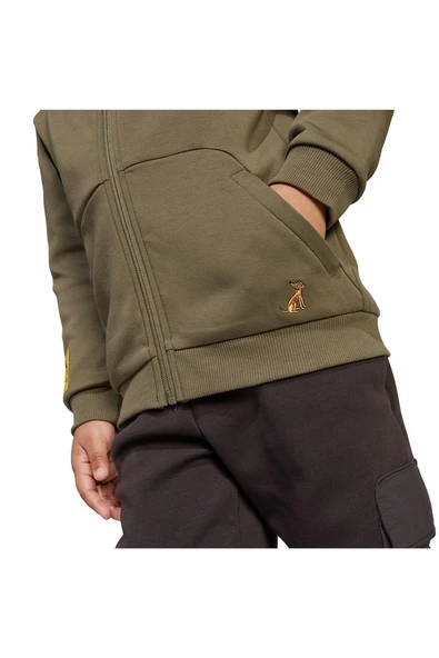 adidas Yeşil Unisex Çocuk   Ceket LK SIM TT JL9198 - 5