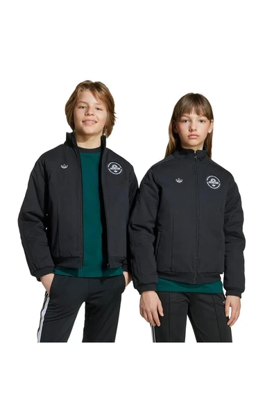 adidas Siyah Unisex Çocuk   Ceket JACKET JV7706 - Resim 8