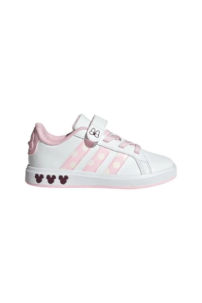 adidas Beyaz Unisex Çocuk   Yürüyüş Ayakkabısı GRAND COURT MINNIE EL K JR8134 ürün görseli 1