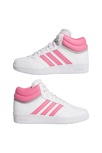 adidas Unisex Çocuk   Yürüyüş Ayakkabısı HOOPS 4.0 MID J JI0906 - Resim 10