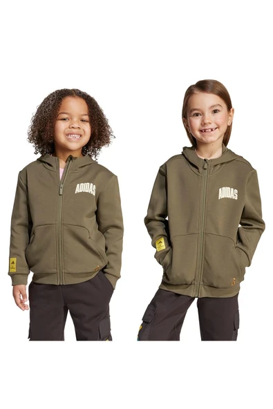 adidas Yeşil Unisex Çocuk   Ceket LK SIM TT JL9198 - 8