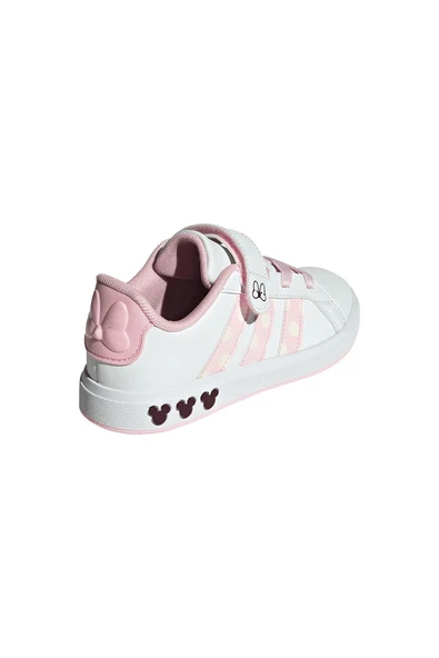 adidas Beyaz Unisex Çocuk   Yürüyüş Ayakkabısı GRAND COURT MINNIE EL K JR8134 - Resim 7