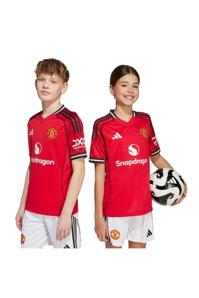 adidas Kırmızı Unisex Çocuk Forma MUFC H JSY Y JP3013 - 8