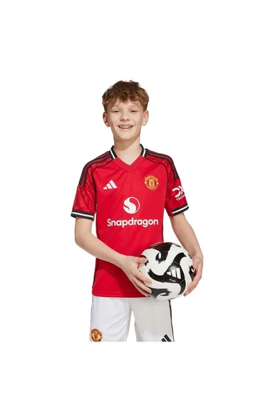 adidas Kırmızı Unisex Çocuk Forma MUFC H JSY Y JP3013 - 3