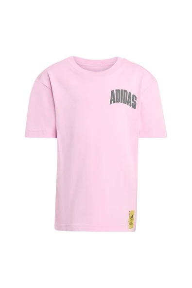 adidas Pembe Unisex Çocuk   T-shirt LK SIM T JM0831 ürün görseli 1