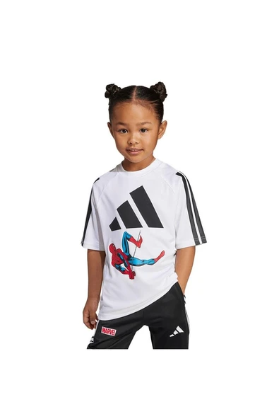 adidas Unisex Çocuk   T-shirt LK MRVL SM T JM0806 - Resim 2