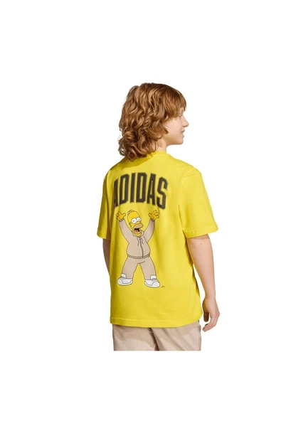 adidas Sarı Unisex Çocuk   T-shirt J SIM GFX T JM0818 - 3