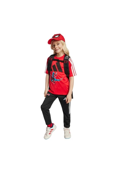 adidas Unisex Çocuk   T-shirt LK MRVL SM T JM0832 - Resim 4