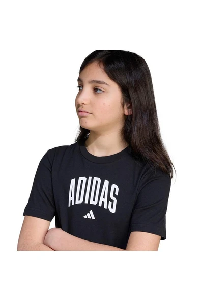 adidas Unisex Çocuk   T-shirt J COLLEG T JV5192 - Resim 5