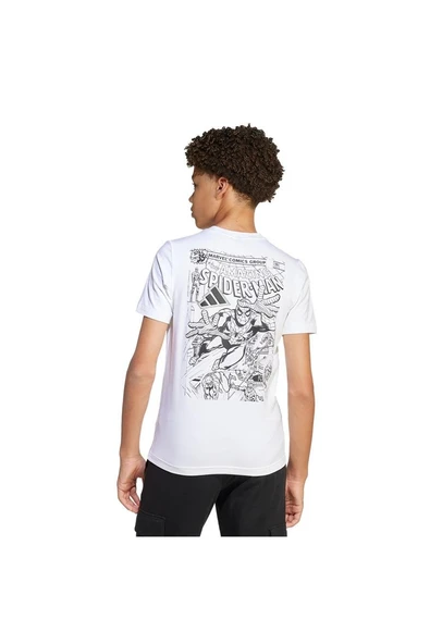 adidas Unisex Çocuk   T-shirt J MRVL SM GFX T JM0819 - Resim 3