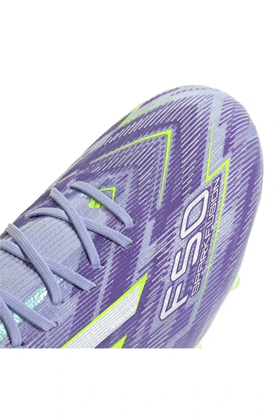 adidas Mor Erkek   Krampon F50 SPARKFUSION ELITE FG/AG JH7648 - Resim 7