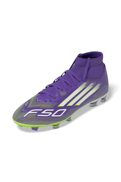 adidas Mor Erkek   Krampon F50 LEAGUE MID FG/MG JI0886 - 10