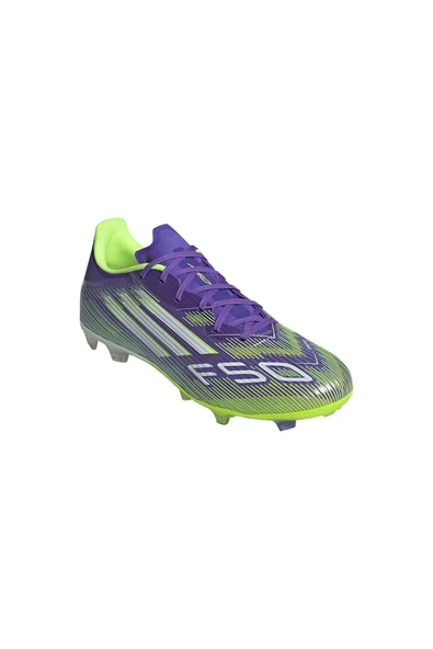 adidas Mor Erkek   Krampon F50 LEAGUE FG/MG JI0003 - Resim 5
