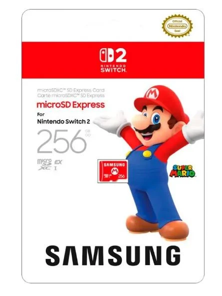 Nintendo Switch 2 Samsung 256GB microSD Express Card - 1