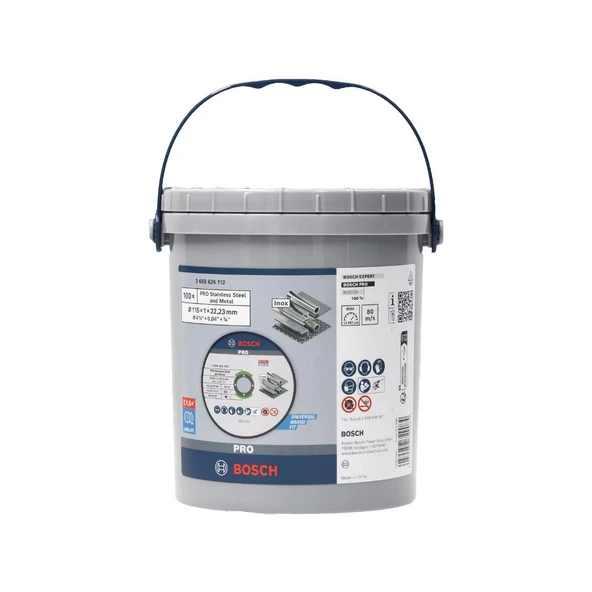 PRO StainlessSteel & Metal Kesme Disk 115mm, 100ad - 1