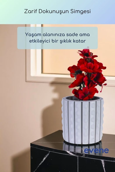 Vazo Küçük Vazo Masa Üstü Vazo Ev Dekorasyon Vazo Altın Renk Model 91 - Resim 8