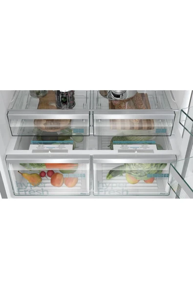 Siemens KG86PFIC0N C Enerji Sınıfı 624 L Alttan Donduruculu Buzdolabı Kolay Temizlenebilir Inox - Resim 5