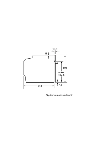 Siemens HB778G3B1 IQ700 Ankastre Fırın 60 x 60 cm Siyah - 7