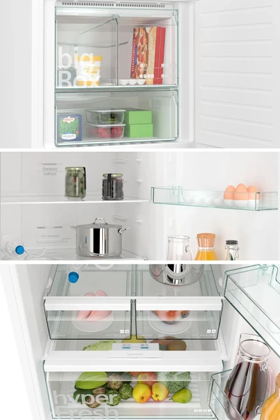 Siemens Buzdolabı KG55NVWE0N Alttan Donduruculu 186 x 70 cm Beyaz - Resim 3