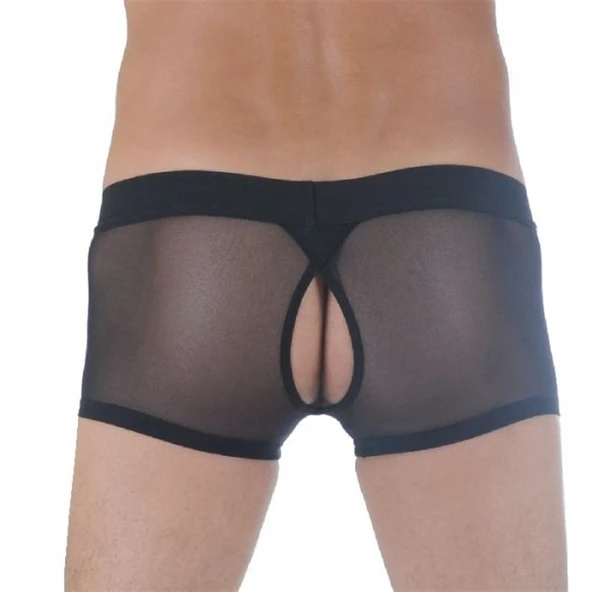 Tegan DM291121 Transparan Arkası Açık Mini Boxer