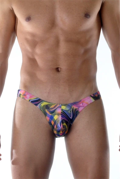 Desenli Erkek Slip - 2