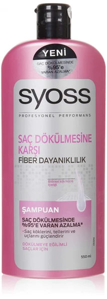 Syoss Saç Dökülmesine Karşı Şampuan, 550 ml ürün görseli