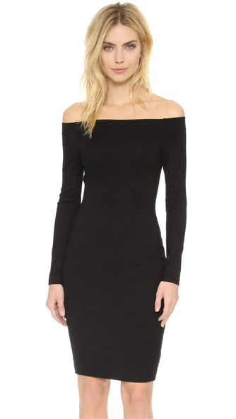 Tegan TP101298 Uzun Kollu Straplez Elbise - 2