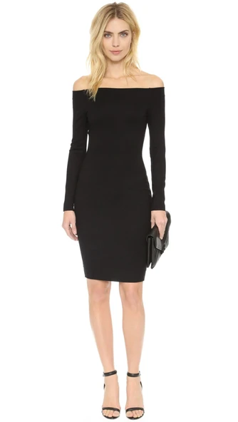 Tegan TP101298 Uzun Kollu Straplez Elbise