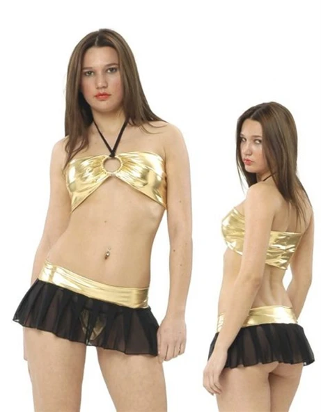 Tegan TP091241 Transparan Etek ve Büstiyer Takım