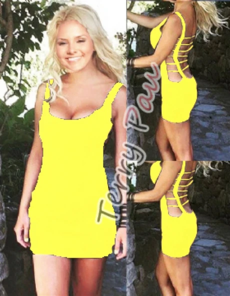 Tegan TP101122 Özel Tasarım Elbise - 6