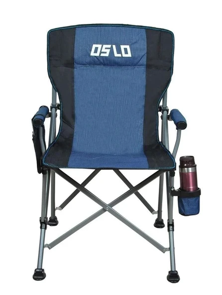 Oslo Lüks 4'iü Kamp Sandalye Seti Mavi - Resim 4