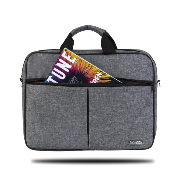 Classone Eko2 BND304 15.6'' Gri Notebook Çantası - Resim 4