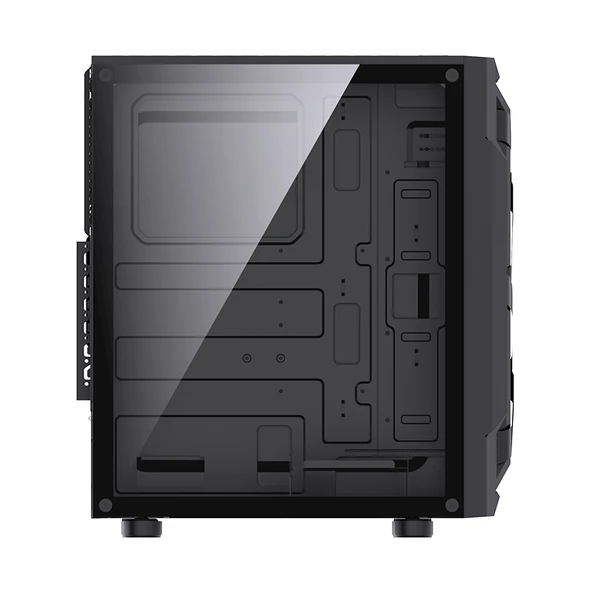 VegaX 4 Adet RGB Fanlı ATX Tuştan Değişen Boş Bilgisayar Kasası - 6