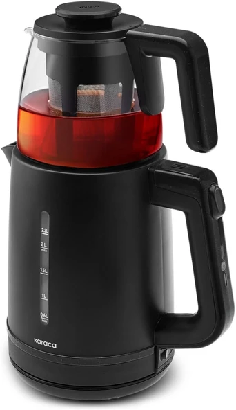 Karaca Tea Grande Xl Çay Makinesi Shiny Black ürün görseli