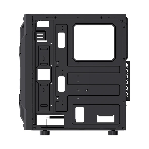 VegaX 4 Adet RGB Fanlı ATX Tuştan Değişen Boş Bilgisayar Kasası - 7