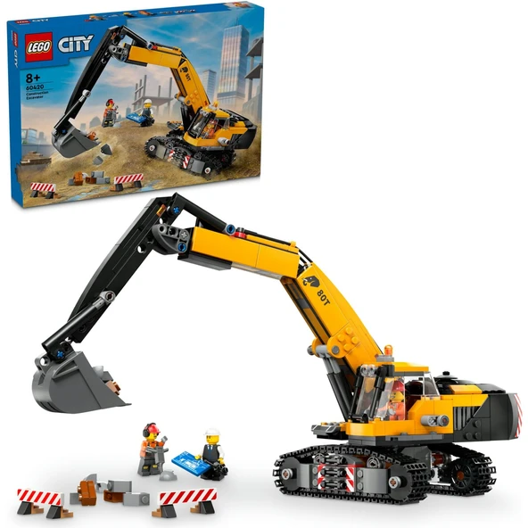 LEGO 60420 City Sarı İnşaat Ekskavatörü ürün görseli