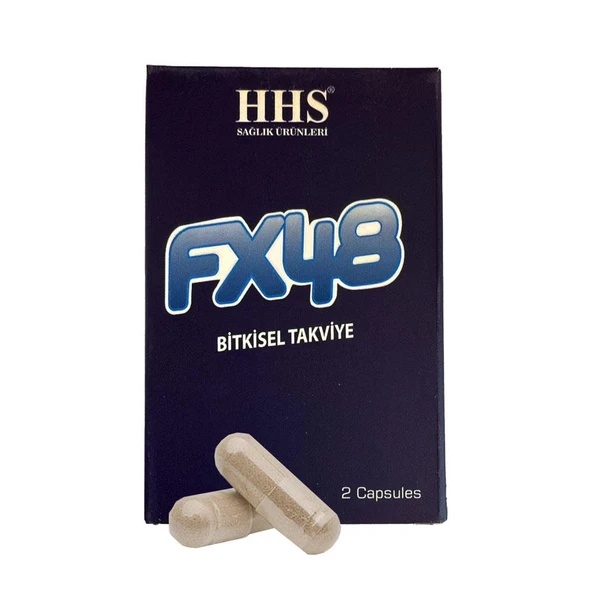 HHS FX48 Bitkisel Takviye Bay Bayan Kapsül 500mg X 2 Kapsül - Resim 2