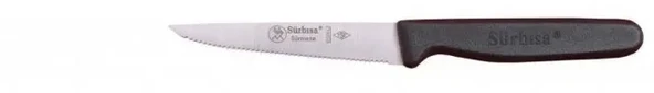 61004lz - Sürmene Lazerli, Tırtıklı Sebze Bıçağı 9,5cm ürün görseli