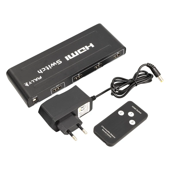 Fully G-538H 3 Giriş 1 Çıkış Hdmi Switcher Toplayıcı - Resim 2