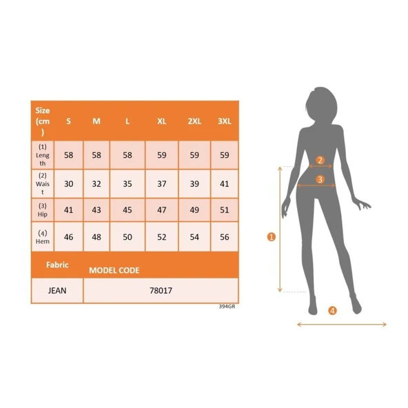 Lucky Life Kadın Elastik Bel Yırtık Kenar Detaylı Kot Etek - 5