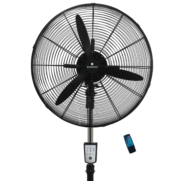 Rubenis Rbs-600 26inç 66cm Kumandalı Sanayi Tipi Ayaklı Vantilatör - 2