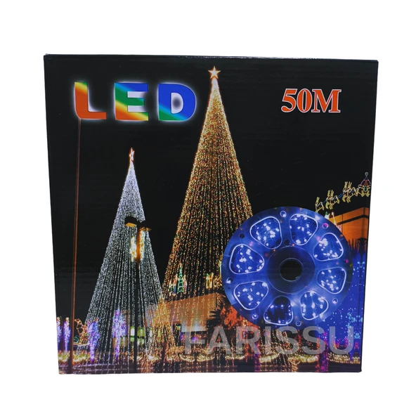 FİŞLİ 50 Metre Dekoratif LED Işıklar - Dış Mekan Yılbaşı ve Süsleme Aydınlatması (8 Fonksiyonlu Gün Işığı) - 5