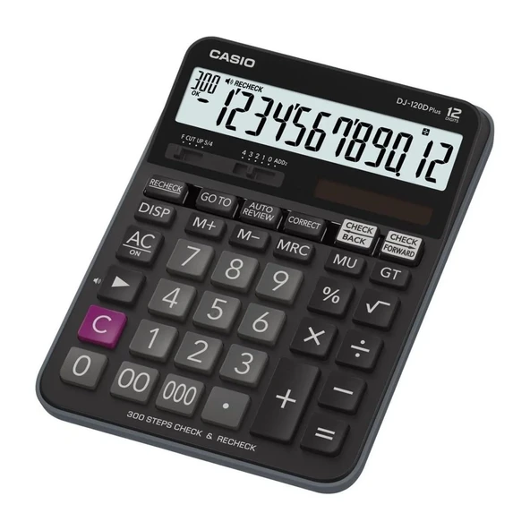 Casio Check Calculator 12 Haneli Masaüstü Hesap Makinesi /  DJ‑120D Plus ürün görseli