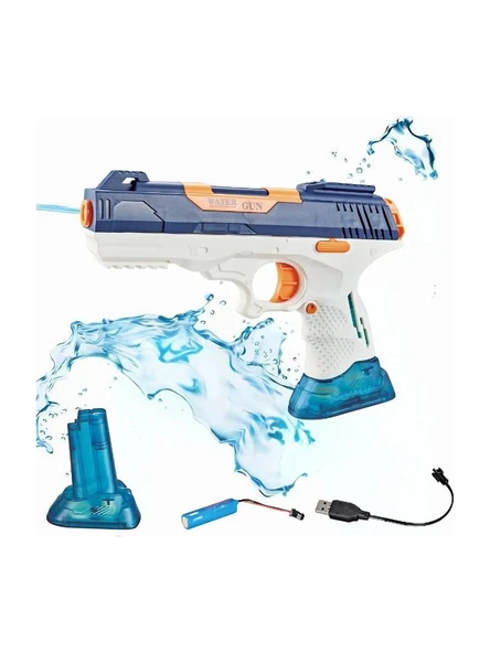 Elektrikli Su Tabancası 6 Metre Atış Menzilli Otomatik Su Tabancası