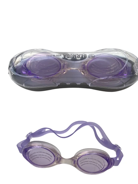 Havuz Deniz Yüzücü Gözlüğü Kutulu UV Korumalı Esnek Burun Yüzme Gözlüğü - 4