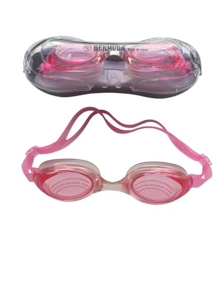 Havuz Deniz Yüzücü Gözlüğü Kutulu UV Korumalı Esnek Burun Yüzme Gözlüğü - 3