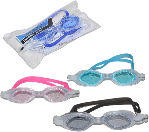 Havuz Deniz Yüzücü Gözlüğü Kutulu UV Korumalı Antıfog Yüzme Gözlüğü