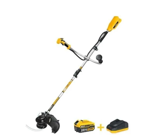 Sgs 5335 Akülü Misinalı Çim Biçme Tırpan Makinesi 20V 4.0 Ah Kömürsüz Motor - 3