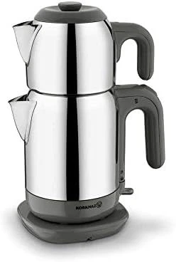 Korkmaz Demtez Satin/Gri Elektrikli Çaydanlık ürün görseli